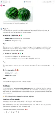 Cách chọn dưa hấu ngọt